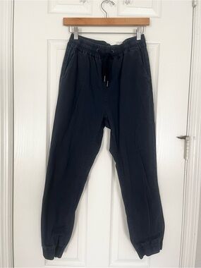 Women’s Navy Drawstring Jogger Pants